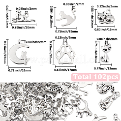 Ciondoli in lega in stile tibetano da 102 pz&nbsp;FIND-BM0001-12