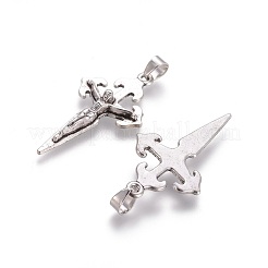 Pendentifs en alliage de style tibétain&nbsp;TIBEP-L006-034AS