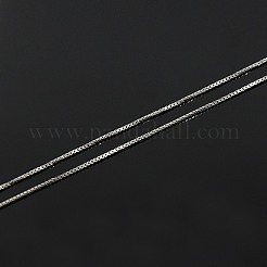 Colliers en argent sterling plaqué rhodium anti-ternissement&nbsp;X-STER-M034-38A