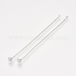 Messing Boston Gliederkette Quaste große Anhänger&nbsp;X-KK-S348-403P