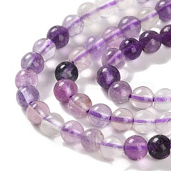 I filamenti di perline fluori viola naturale&nbsp;G-P530-B08-01