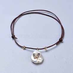 Rindslederband Armbänder&nbsp;BJEW-JB04352-M