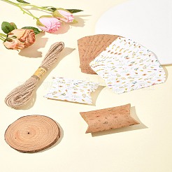30 Stück 2 Farben Geschenkboxen mit Blumendruckpapierkissen&nbsp;CON-FS0001-13