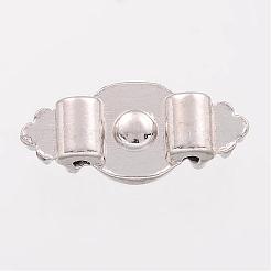 Zink-Legierung Strass-Abstandhalter&nbsp;X-ALRI-Q051-N