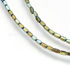 Electroplate non magnetici ematite sintetico fili di perline&nbsp;G-I208-21-F