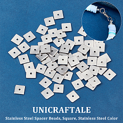 Perles d'espacement en acier inoxydable 304&nbsp;STAS-UN0003-47P