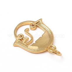 Pendentifs en laiton zircon cubique transparent&nbsp;KK-I668-05