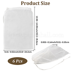 Sacchetti con coulisse in nylon con filtro da 80 micron&nbsp;ABAG-WH20005-31C-01
