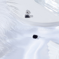 1 Paar Ohrstecker aus Messing mit Zirkonia&nbsp;EJEW-LP0010-02