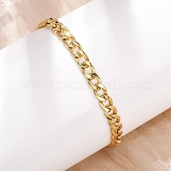 Bracelets à maillons cubains en acier inoxydable 304 pour femmes&nbsp;BJEW-F527-06G