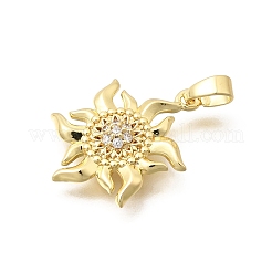 Pendenti in ottone con zirconi chiari&nbsp;KK-B187-21G