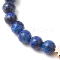 3 bracelet extensible rond en perles de coquillage&nbsp;BJEW-JB11937