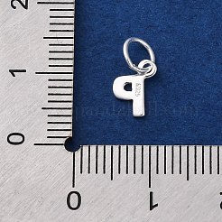 925 ciondolo a forma di lettera in argento sterling&nbsp;LS-STER-C012-01S-P