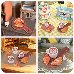 Ensemble de 36 poupée miniature sur le thème du café&nbsp;DJEW-TA0001-50