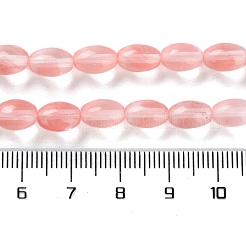 Perle di vetro di quarzo ciliegio fili&nbsp;G-I369-B22-01B