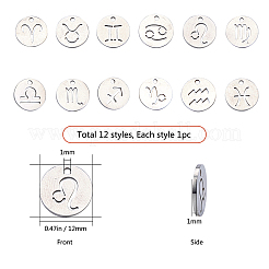 Anhänger aus 304 Edelstahl&nbsp;STAS-SC0001-19P