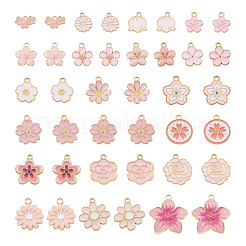 Colgantes de esmalte de aleación 40pcs 20 estilos&nbsp;ENAM-TA0004-04