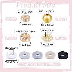 3500 pz 5 colori fatti a mano perline di argilla polimerica&nbsp;CLAY-PA0001-25B
