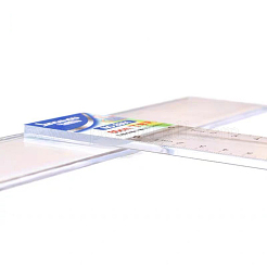 Transparentes akademisches T-Lineal aus Kunststoff&nbsp;DRAW-PW0001-261D