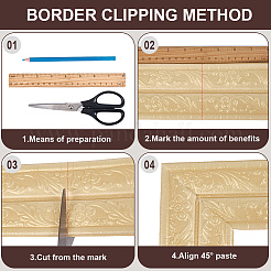 Pegatinas de pared de espuma XPE&nbsp;DIY-WH20058-17C