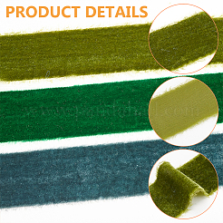 4 mètre de ruban de velours effiloché 4 couleurs&nbsp;SRIB-WR0001-08B