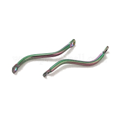 Placcatura ionica (ip) 304 acciaio inossidabile maglie connettori ciondoli&nbsp;STAS-Q323-13MC