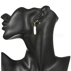 Ohrstecker aus Edelstahl 304 mit natürlichen Barock-Keshi-Perlen&nbsp;EJEW-JE07339
