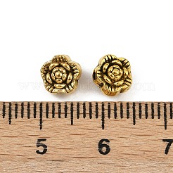 Legierungs Blumen tibetischen Stil Perlen&nbsp;TIBEB-O004-79AG