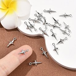 Breloques en laiton shegrace en forme d'étoile&nbsp;XGR0167P-104P
