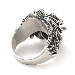 Anillo de acero inoxidable 316&nbsp;RJEW-C030-06F-AS