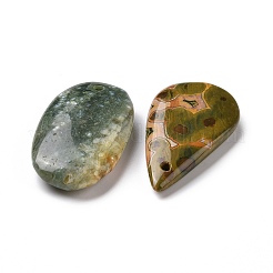 Natur Ozean Jaspis Anhänger&nbsp;G-G694-M-06