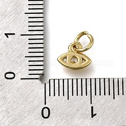 Pendenti in zirconi cubici trasparenti in micro pavè di ottone&nbsp;ZIRC-I070-026G