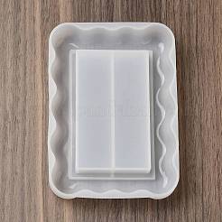 Rechteckige DIY-Quicksand-Serviertablett-Silikonformen&nbsp;LS-DIY-G109-05C