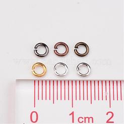 1 Schachtel offene Messing-Binderinge&nbsp;KK-X0060-4mm