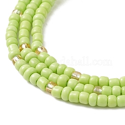 Braccialetti di perline intrecciate con semi di vetro&nbsp;BJEW-JB09103