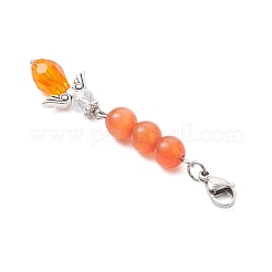 Pendentifs décoratifs en alliage d'ange&nbsp;HJEW-TA00441