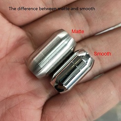 Fermoirs magnétiques en acier inoxydable 304 mat résistant au ternissement avec emembouts collées&nbsp;STAS-E089-06A