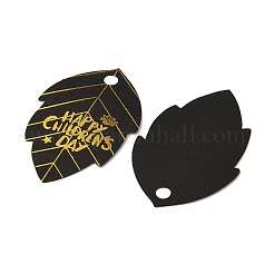 100 Stück mit Goldprägung bedruckte Geschenkanhänger aus Papier&nbsp;CDIS-H007-14B