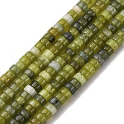 Natur Xiuyan Jade Perlen Stränge&nbsp;G-L624-I03-2x4mm