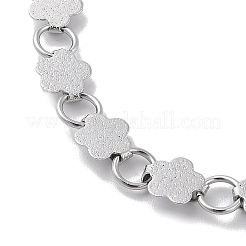 Collares de cadena de eslabones de acero inoxidable 304 que no se deslustran&nbsp;NJEW-Q340-02A-P
