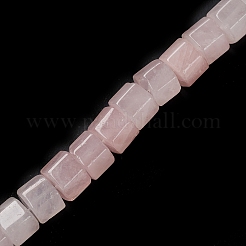 Natürlichen Rosenquarz Perlen Stränge&nbsp;G-C026-B01