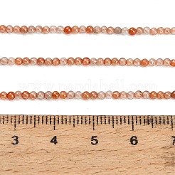 Hilos de cuentas de circonita cúbica natural&nbsp;GG-CBA9722-D01-2mm