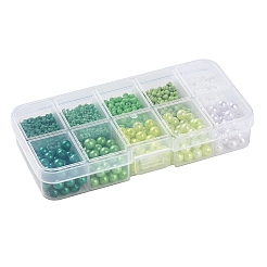 DIY 10 Gitter ABS-Kunststoff und Glasperlen Schmuckherstellung Finden Perlen Kits&nbsp;DIY-G119-01G