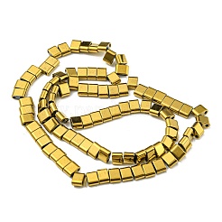 Chapelets de perles en hématite synthétique électrolytique sans magnétiques&nbsp;G-C106-B02-12B