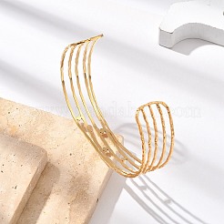304 Edelstahl-Armreife für Damen&nbsp;BJEW-B108-15G