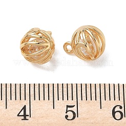 Pendentifs en laiton zircon cubique transparent&nbsp;KK-D261-01G-11