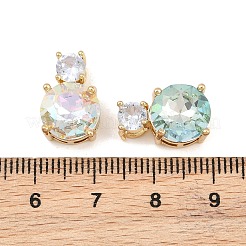 Pendentifs de verre en laiton&nbsp;GL-CBABDD8-14G