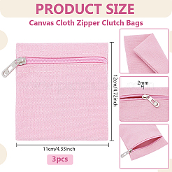 Sacs en toile à fermeture éclair&nbsp;ABAG-WH0077-09C-02