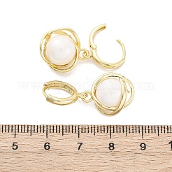 Orecchini a cerchio in ottone&nbsp;EJEW-F362-12G