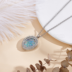 Collier en acier inoxydable 304 (1 pièce)&nbsp;NJEW-NB0001-46